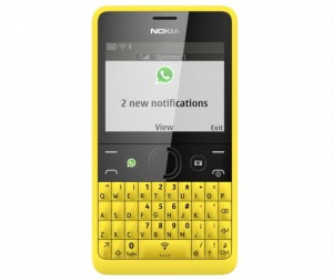 Nokia-Asha-210-Yellow_DualSIM_Whatsapp-580x489